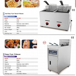 Friteuse électrique industrielle grande capacité 15L pour <span class=keywords><strong>poisson</strong></span>, frites, poulet, steak frit - Product Image 5