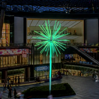 Reson Tubes de pluie de douche étanches Décoration extérieure de Noël commerciale Feux d'artifice LED