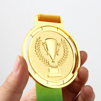 Medallas de Oro Populares de Venta Directa de Fábrica, Medallas de Aleación de Zinc de Alta Calidad para Danza