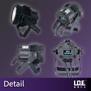 Lqe <span class=keywords><strong>120W</strong></span> RGBW <span class=keywords><strong>COB</strong></span> dẫn mệnh ánh sáng không thấm nước IP65 ngoài trời kiến trúc DJ Disco KTV vườn nhôm 6000K ánh sáng ban ngày chùm DMX - Product Image 5