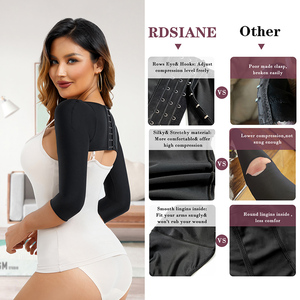 Haut du bras Shaper Post chirurgical plus mince Posture correcteur manches bras élastique Compression bras Shapers pour les femmes - Product Image 3