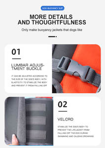 Giubbotto di salvataggio personalizzato XL per cani impermeabile in cotone gilet solido per estate primavera abbigliamento perfetto per il tuo peloso - Product Image 2