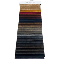 Tissu en velours Holland imprimé 100 % polyester avec dos en polaire gaufré pour canapé, collection 2026 de textiles de maison