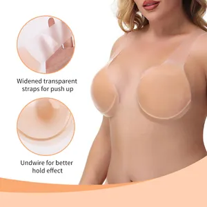 Reutilizável Silicone Peito Adesivos Retroativos Anti-Cabelos Sílica Gel Invisível Bra Patch Para O Sexo Feminino Seios Grandes Biquíni Festa