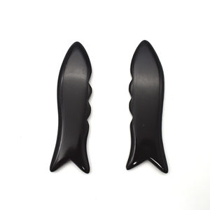 Alat Pijat Refleksi Tubuh Tradisional Tiongkok, Alat Pijat Batu Bian Alami Batu Guasha - Product Image 6