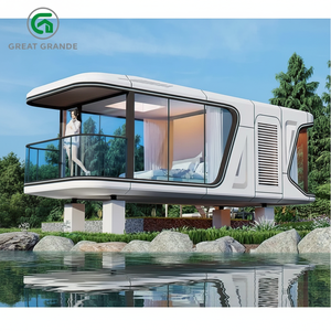 Maisons préfabriquées pour habitation, capsules de mobilier modulaires les plus durables, modèle commercial pour hôtels et <span class=keywords><strong>camping</strong></span>, maisons préfabriquées à assembler - Product Image 2