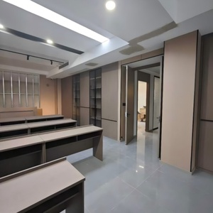 ตู้เก็บเอกสารสำนักงาน ตู้โชว์ และแถบไฟ LED สำหรับผู้ผลิตชาวจีน พร้อมประตูไม้และกระจก - Product Image 1