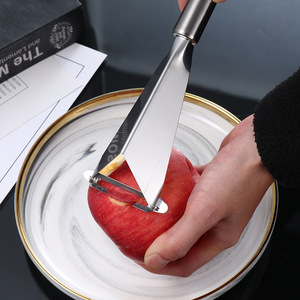 Stainless Steel Multi Function Peeler Triangular Blade For Fruit Vegetable Carving Knife - Product Image 2