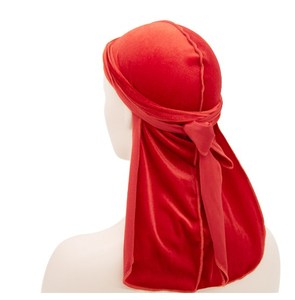 2024 Offre Spéciale Designer Bandeaux et Bonnets Velours Durags pour Hommes Stretch Headwraps Crushed Waves Doo Rag - Product Image 4