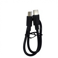 Câble Type-C double tête TPC 60W à charge rapide 0,3m noir
