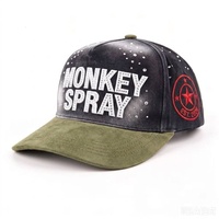 Gorra de Béisbol de Algodón de Alta Calidad con Estampado de Mono, Estilo Dad Hat, Sin Estructura, de 5 o 6 Paneles, para Hombre, con Logotipo Personalizado