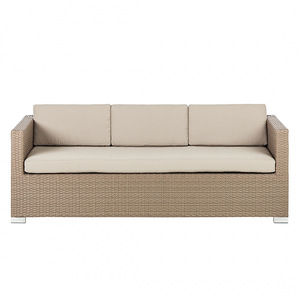 Conjunto de sofá de ratán para exteriores, muebles de jardín resistentes a la intemperie, sofá de tres plazas con silla y mesa de centro para vivir al aire libre - Product Image 5