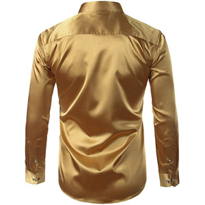 Los hombres de encargo múltiples color sólido formal boda <span class=keywords><strong>esmoquin</strong></span> de manga larga camisa de vestir - Product Image 6