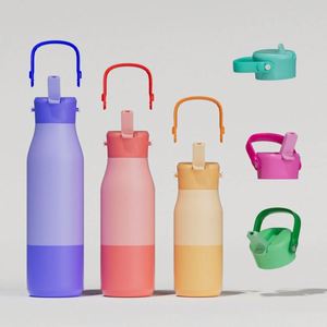 Custom OEM 304 Stainless Steel Insulated Tumbler with Detachable Handle Private Mold <b>Straw</b> Water <b>Bottle</b> - Product Image 2
