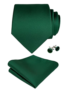 Nouvelle cravate de qualité, noire unie, formelle, pour affaires, 100% polyester, tissée jacquard, forme bouteille, 7 cm - Product Image 1