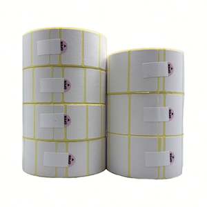 Etiquetas Adhesivas Holográficas Térmicas Amarillas Personalizadas al por Mayor de 100*150 mm, Etiquetas de Papel para Supermercados, Etiquetas Retráctiles con Código de Barras - Product Image 3