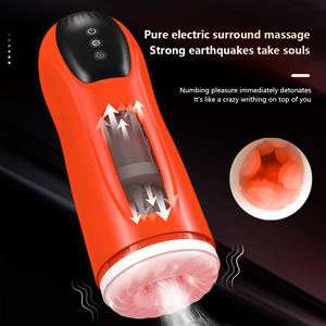 Masturbatore Maschile Telescopico con Vibrazione per Uomini, Ricaricabile USB, Giocattolo Sessuale Automatico con Controllo del Rumore, Articoli per Adulti - Product Image 3