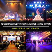 Projecteur LED COB à tête mobile Hong He 200W/400W RGBW 4-en-1 avec zoom pour scène et mariage