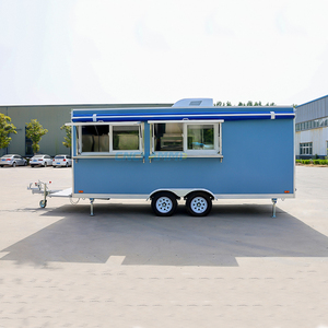 Chammp รถขายอาหารไอติมรถลากอาหารบนถนนรถขายพิซซ่ารถลากมีอุปกรณ์ครบครันออกแบบได้ตามต้องการ - Product Image 2