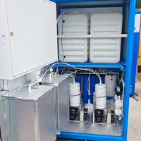 Distributeur d'eau commercial en libre-service avec station de remplissage d'eau RO à double sortie (eau froide et tempérée)
