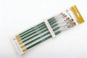 Pinceau à dessin artistique en poils de mongolie, 6 pièces, <span class=keywords><strong>pour</strong></span> peinture acrylique, <span class=keywords><strong>aquarelle</strong></span>, livraison gratuite - Product Image 3