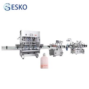 Esko Hoàn toàn tự động lỏng xà phòng chất tẩy rửa dầu gội làm đầy dây chuyền sản xuất kem lotion mỹ phẩm Máy rót chai - Product Image 1