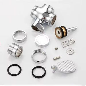 Vanne de chasse au pied à pédale en laiton chromé de haute qualité Double chasse comme vanne de chasse, adaptée à une utilisation en hôtel - Product Image 6