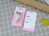 Boîte d'emballage de câble de données USB réutilisable pour accessoires de téléphone portable et appareils électroniques grand public en carton durable