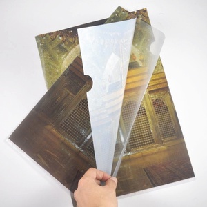 Tùy Chỉnh Giá Rẻ Đầy Đủ Màu Sắc Nhựa Pp Tập Tin Thư Mục Với Thiết Kế Logo - Product Image 1