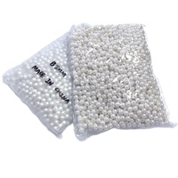 Perles en plastique ordinaires de bonne qualité, populaires pour la fabrication de bijoux DIY, avec trou pour bracelets, colliers, sacs, téléphones, ongles