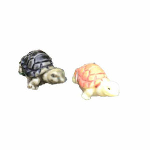 <b>Mini</b> Turtle Resin Ornaments Coffee Brown And Orange <b>Hand</b> Painted Garden Decor Animal Shape Craft Item - Product Image 5