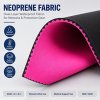 Tissu néoprène double face imperméable isolant thermiquement, impression OEM personnalisée, largeur 53/54 pouces, pour combinaison de plongée, chaussette de plongée, genouillère, automobile