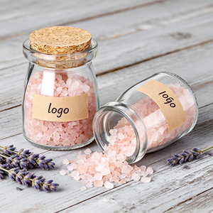 Piccolo Contenitore in <span class=keywords><strong>Vetro</strong></span> Trasparente Rotondo per Caramelle, Budini, Yogurt, Spezie, Miele - Barattolo in <span class=keywords><strong>Vetro</strong></span> all'Ingrosso - Product Image 1