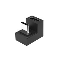Adaptateur d'alimentation USB-C haute vitesse à angle droit 40G, 180 degrés, 100W, charge rapide, extension d'affichage 8K pour ordinateur portable et téléphone portable