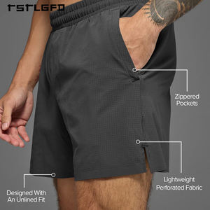 Shorts de course performants pour hommes, séchage rapide, respirants, pour la gym et l'entraînement, avec doublure intérieure, logo personnalisé, commande en gros OEM - Product Image 4