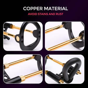 เครื่องยืดแบบหนีบขยายอวัยวะเพศชายโลหะสีดำอุปกรณ์ดึงสำหรับผู้ชายอวัยวะเพศชาย - Product Image 4