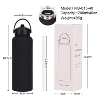 Botella de Viaje de Doble Capa con Aislamiento al Vacío, Ecológica, Libre de BPA, 100% Acero Inoxidable de Grado Alimenticio, Resistente a Fugas, con Impresión Personalizada