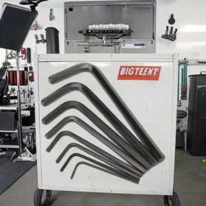 مفتاح ألن سداسي الشكل بمقبض طويل على شكل حرف T من الفولاذ الكربوني الصناعي، متوفر بأحجام 2.5 مم و3 مم و5 مم، بلون أسود مؤكسد، ضمان لمدة سنة - Product Image 4