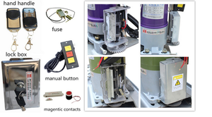 محرك حديث أوتوماتيكي للستائر المعدنية لأبواب الكراجات والفيلات والفنادق وآلة تشغيل وفتح الأبواب المنزلقة - Product Image 6