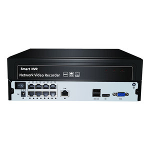 เครื่องบันทึกวิดีโอเครือข่ายอัจฉริยะ NVR 8 ช่อง H.265 ระบบกล้องวงจรปิด PoE สำหรับใช้งานภายนอกบ้าน - Product Image 1