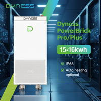 Dyness Powerbrick Pro Plus 15kWh 16kWh Baterai LiFePO4 IP65 Solar ESS Harga Grosir