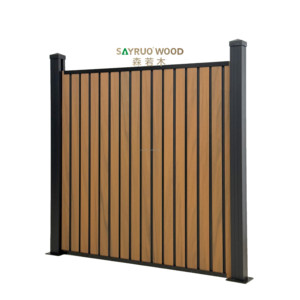 Bán buôn tùy chỉnh co-đùn WPC hàng rào 6ft chiều cao cho vườn & trang trại sử dụng với 3D mô hình dịch vụ được cung cấp bởi nhà máy - Product Image 6