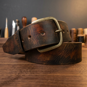 OEM Support Steel Pin Buckle Cow Hide Leather Belts Men's Solid Waterproof Party Birthday Gift Ideas Attractive Style Custom - Product Image 6