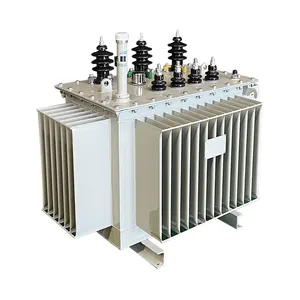 Transformateur de puissance immergé dans l'huile adapté aux besoins du client triphasé 80KVA 20kV/0.4kV hermétiquement scellé de distribution