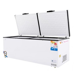Offre Spéciale congélateur commercial bas prix 1000 litres <span class=keywords><strong>petite</strong></span> <span class=keywords><strong>vitrine</strong></span> Double porte refroidissement par air rapide livraison gratuite pour un usage domestique - Product Image 1