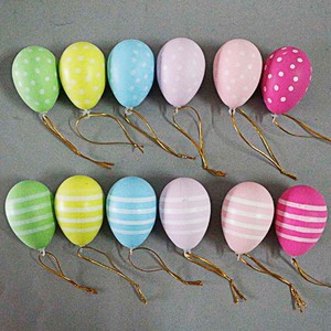 Œufs de <span class=keywords><strong>Pâques</strong></span> réalistes en coquille d'œuf de 6 cm, vendus en sachet, lot de 12 ou 24 pièces, pour la <span class=keywords><strong>maternelle</strong></span>, peinture sur stand, jouets peints à la main - Product Image 3