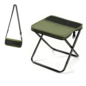<b>Portable</b> Outdoor Backpack <b>Folding</b> <b>Stool</b> Simple <b>Portable</b> Camping Sports Chair for Fishing for Beach and Line up - Product Image 2