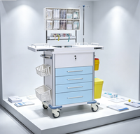 Chariot médical SET26, polyvalent, spécialisé dans le stockage, la classification et le déplacement des chariots médicaux