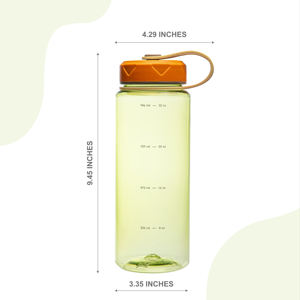 ขวดน้ำ Tritan ขนาด36ออนซ์ขวดน้ำดีไซน์ไร้สาร BPA สีเขียวสำหรับเป็นของขวัญทางธุรกิจ - Product Image 2