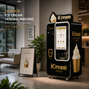 Machine à crème glacée molle commerciale pour desserts glacés, idéale pour les boutiques de coupes d'açaï et les cafés - Product Image 1
